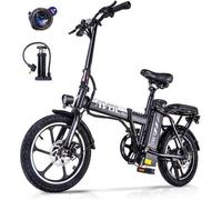 AVDLEU - Vélo Électrique Pliable - Roues 16"" - Moteur 250W 25km/h - Batterie 36V 11.4Ah - Autonomie 40-80km (Mode ASSIST) - Noir