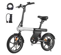 AVDLEU - Vélo Électrique Pliable - Roues 16"" - Moteur 250W 25km/h - Batterie 36V 12.8Ah - Autonomie 60-90km (Mode ASSIST)