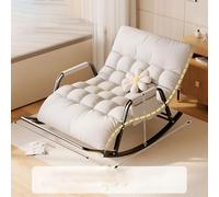 Avdnrya Fauteuil à bascule surdimensionné, intérieur, moderne, large et confortable, double fauteuil inclinable, zéro gravité (sans massage des pieds, blanc)