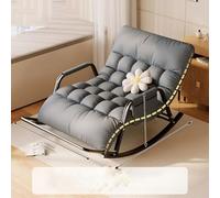 Avdnrya Fauteuil à bascule surdimensionné, intérieur, moderne, large et confortable, double fauteuil inclinable, zéro gravité (sans massage des pieds, gris)