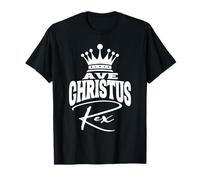 Ave Christus Rex Traditionnel Catholique Latin Salut Christ Roi T-Shirt