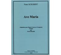 Ave maria, bugle : cornet ou trompette, et piano