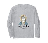 Ave Maria Gratia Plena, Latin pour Full of Grace Manche Longue