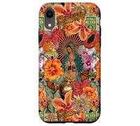 Ave Maria Mosaic Collage d'été catholique européen Coque pour iPhone XR