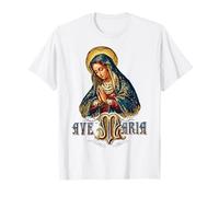 Ave Maria Schubert Messe Latine Mère Marie Catholique T-Shirt