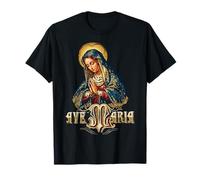 Ave Maria Schubert Messe Latine Mère Marie Catholique T-Shirt