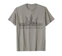 Ave Maris Stella Our Lady Blessed Mary Art catholique T-Shirt