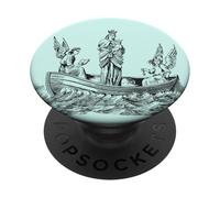 Ave Maris Stella Our Lady Blessed Mary Art catholique Vintage PopSockets PopGrip Adhésif