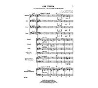 Ave Verum / Choral Score