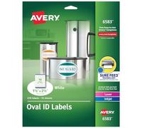 Ave6583 - Avery ovale étiquettes multi-usage