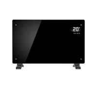 Avec 2000W chauffage à Convection électrique panneau de verre chauffage panneau chauffant infrarouge convecteur mural Protection contre la surchauffe