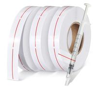 Avec 3 rouleaux de marqueurs médicaments en PVC transparent | Design transparent avec impression résistante à la lumière pour un dosage sûr des médicaments cliniques