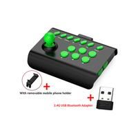 (Avec adaptateur) Manette de jeu arcade sans fil Bluetooth/filaire pour Nintendo Switch, PS4, PS3 Ultimate