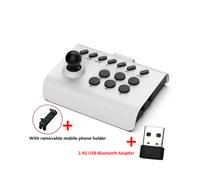 (Avec adaptateur) Manette de jeu arcade sans fil Bluetooth/filaire pour Nintendo Switch, PS4, PS3 Ultimate