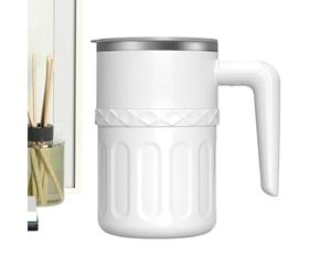 Avec Agitation Magnétique Automatique - Verre Rechargeable Magnétique Pour Boissons Avec Couvercle - Verre Agitant Avec Affichage De La Température | Pour Mélanger Boissons Chocolat Café Maison