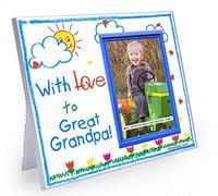 avec Amour to Great Grandpa. - Cadre Photo Cadeau