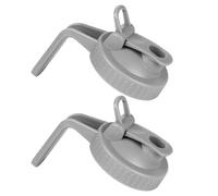 Avec bec verseur - 2 bocaux larges avec poignée | joint d'étanchéité en silicone, versement de bocaux large, versement hermétique et résistant