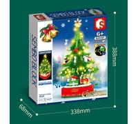 Avec Boîte D'origine - Boîte À Musique Rotative Série Noël, Idées Techniques, Modèle Père Noël, Blocs De Construction, Briques À Assembler, Jouets, Cadeaux Moc