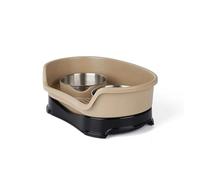 avec Bol à déflecteur, Bassin d'alimentation Amovible antidérapant, Eau for Manger et Boire détachable(Black)