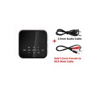 (Avec câble RCA) Récepteur émetteur Bluetooth BT 5.2 Aptx HD LL Adaptatif RCA Jack 3,5 mm AUX Adaptateur audio