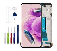 [Avec cadre] Écran tactile Duotipa pour Xia-omi Re-dmi Note 12S 6,43" 2303CRA44A Écran tactile numériseur pièces de rechange avec cadre - Sans fonction d'empreintes digitales.