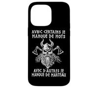 avec Certains Je Manque De Mots avec d'autres De Marteau Coque pour iPhone 14 Pro Max