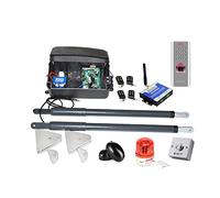 Avec clavier d'empreintes digitales Kit d'actionneurs de porte d'ouverture de porte pivotante automatique en option 12VDC par feuille 200kg for allée(Kit 1)