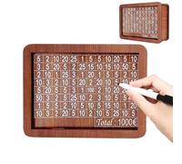 avec Compteur - en Bois avec indicateur d'objectif pour Billets, pièces de Monnaie, Style Vintage Palais château - Organiseur de Budget pour Adultes et