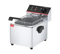 avec contrôle de la température, panier et couvercle Idéal for les restaurants maison(15L)