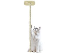 Avec corde d'escalade pour chats - Jouet d'occupation interactif avec ventouse pour fenêtre - Corde d'escalade de 150 cm - Pour la maison, l'appartement, le dortoir d'étudiant, la ferme, le salon, la