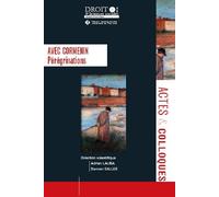 Avec Cormenin Pérégrinations - Adrien Lauba - Univeau Poitiers Pu.juridiques - broché - Etude