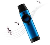 Avec couvre-chef en silicone - En métal avec ton réglable | Avec couvre-chef en silicone, instrument de musique le plus simple cadeau pour feu de camp, camping, randonnée, sac à dos
