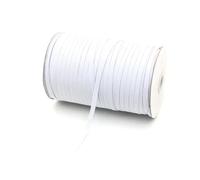 Avec des bandes de caoutchouc solides, 30 Meters Elastic Band For DIY Sewing, Multicolor, 3mm/6mm Width(White,Width 3mm)