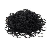Avec des bandes de caoutchouc solides, Rubber Bands Black 500 Pcs 19-40mm x 1.5mm Natural Rubber For Office School Home(19x1.5mm)
