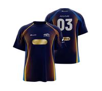 Avec des étiquettes de taille imprimer GP3 EXPLORER Fans uniformes de l'équipe hommes femmes respirant été course col rond manches courtes t-shirt style décontracté Y 31