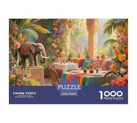 avec des Fleurs et des Plantes Puzzle 1000 Pièces Educa Jouet en Bois Jeu D'Intelligence Décoration Intérieure Restaurant Jeu Éducatif Challenge Toy Adultes & Enfants des 14 Ans 70x50cm/1000pcs
