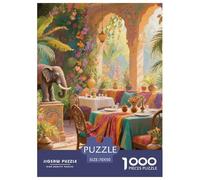 avec des Fleurs et des Plantes Puzzle 1000 Pièces Educa Jouet en Bois Jeu D'Intelligence Décoration Intérieure Restaurant Jeu Éducatif Challenge Toy Adultes & Enfants des 14 Ans 70x50cm/1000pcs