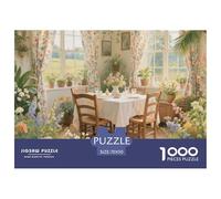 avec des Fleurs et des Plantes Puzzle 1000 Pièces Educa Jouet en Bois Jeu D'Intelligence Décoration Intérieure Restaurant Jeu Éducatif Challenge Toy Adultes & Enfants des 14 Ans 70x50cm/1000pcs