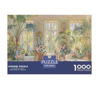 avec des Fleurs et des Plantes Puzzle 1000 Pièces Educa Jouet en Bois Jeu D'Intelligence Décoration Intérieure Restaurant Jeu Éducatif Challenge Toy Adultes & Enfants des 14 Ans 38x26cm/1000pcs