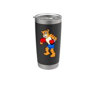 Avec des gants de boxe - Cartoon Tiger Boxer Gobelet isotherme en acier inoxydable double paroi