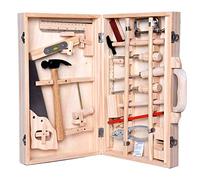 avec des Outils en Bois avec Une Boîte de Rangement Portable - Construction du Personnel éducatif pour Les Filles des Filles - Elles Améliorent Les Relations Entre Les Parents et Les Enfants