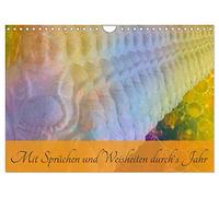 Avec dictons et sagesses tout au long de l'année (calendrier mural 2026 DIN A4 paysage), calendrier mensuel CALVENDO