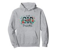avec Dieu, Tout est Possible Bible Gospel Sweat à Capuche