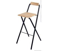 AVEC DOSSIER TABOURET BAR DESIGN INDUTRIEL PLIABLE PLIANT HAUT PLIANT LOFT
