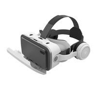 avec écouteurs - Réalité virtuelle 22,2 cm, jeu en réalité virtuelle, parfait pour les jeux 3D | Smartphone, expérience de visualisation 3D panoramique immersive et réglable, lentille respirant