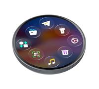 Avec écran numérique : 2,17 pouces | Broche en ABS - Broche d'écran électronique avec écran tactile Adsorption magnétique HD rechargeable pour événements