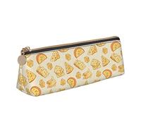 avec Fermeture à glissière Trousse de Crayon Motif de Fromage Jaune Papeterie Organisateur Multifonction Trousse à Crayons pour Scolaires Collège étudiants