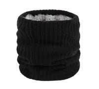 Avec filet pour homme et femme, chaud, tricoté, écharpes à anneaux, laine, foulards pour, Noir , taille unique