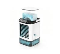 Avec Glacière Climatisation Mobile avec Réservoir 0.9L, 3 Vitesses, 7 Lumières LED Portable Air Conditioner pour Chambre Bureau Camping-car