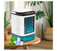Avec Glacière Climatiseur Mobile Sans évacuation, Air Conditioner Portable Avec Réservoir D'eau De 900 Ml Rafraichisseur D'air Climatiseur Mobile